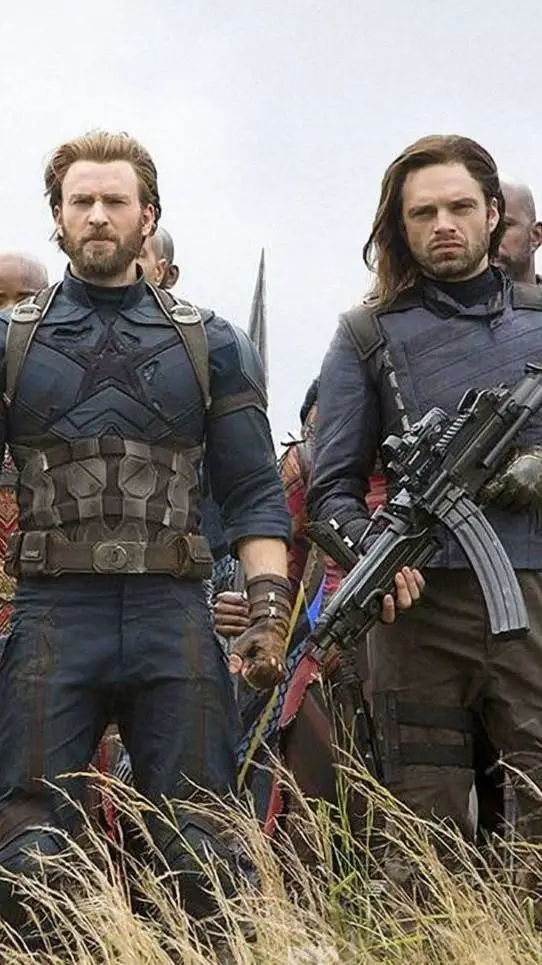 ai character: Steve and Bucky background