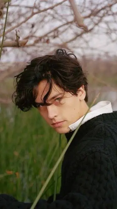 ai character: Cole Sprouse  background