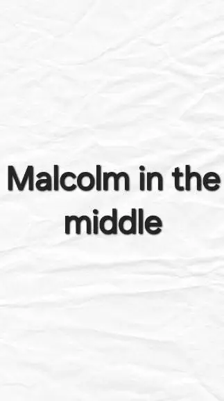 ai character: Malcolm  background