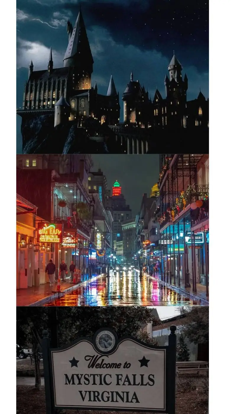 ai character: Tvd x hogwarts background