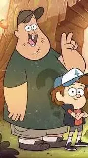 ai character: Gravity falls  background