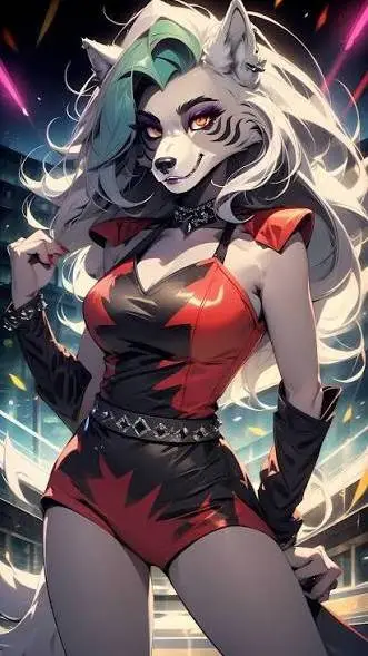 ai character: Roxanne Wolf  background