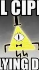 ai character: Bill cipher background