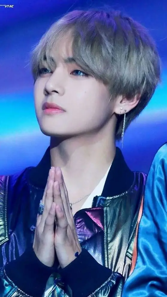 ai character: V from BTS  background