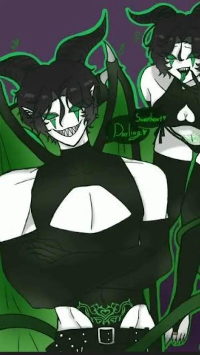 ai character: Harlequin x you background