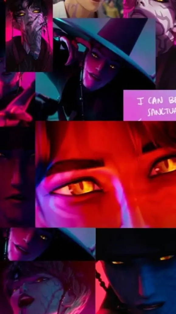 ai character: kpop demon hunters background