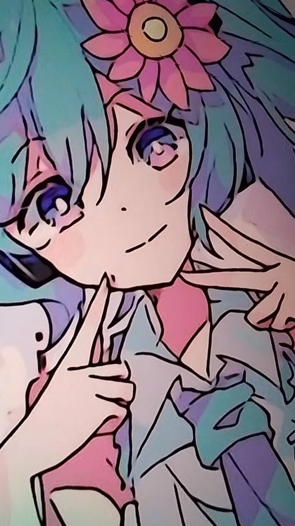 ai character: miku background