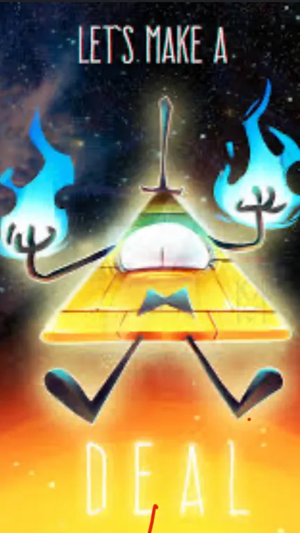 ai character: Bill cipher background