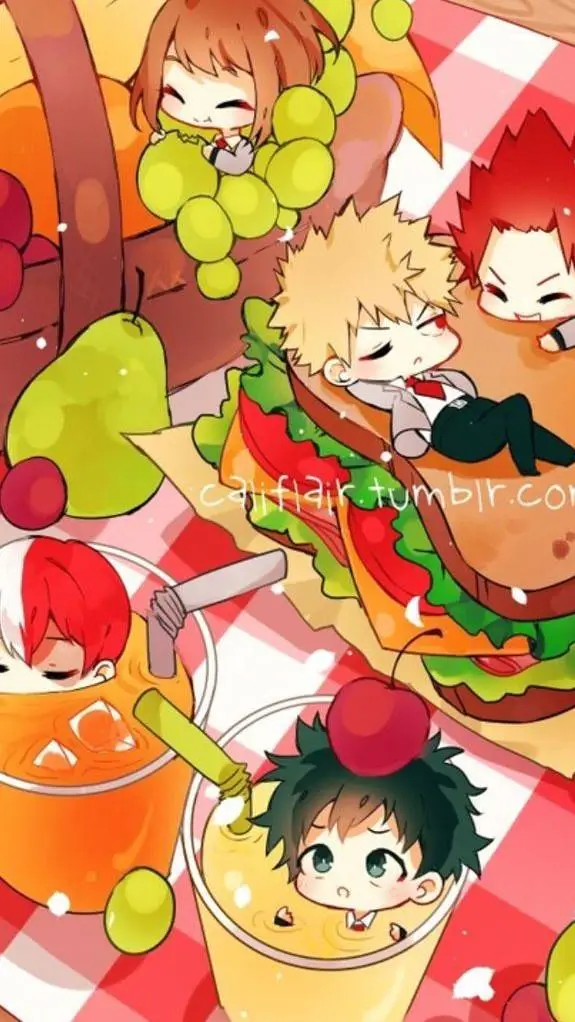 ai character: MHA Thanksgiving  background