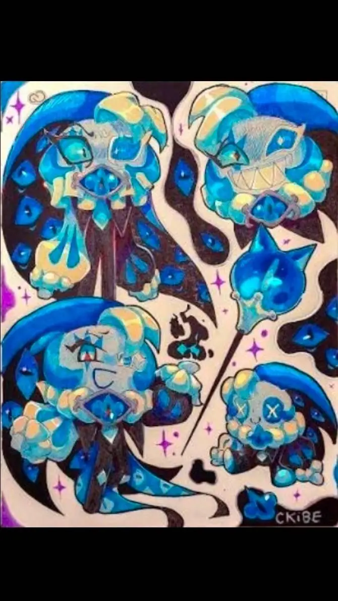 ai character: Shadow Milk Cookie background