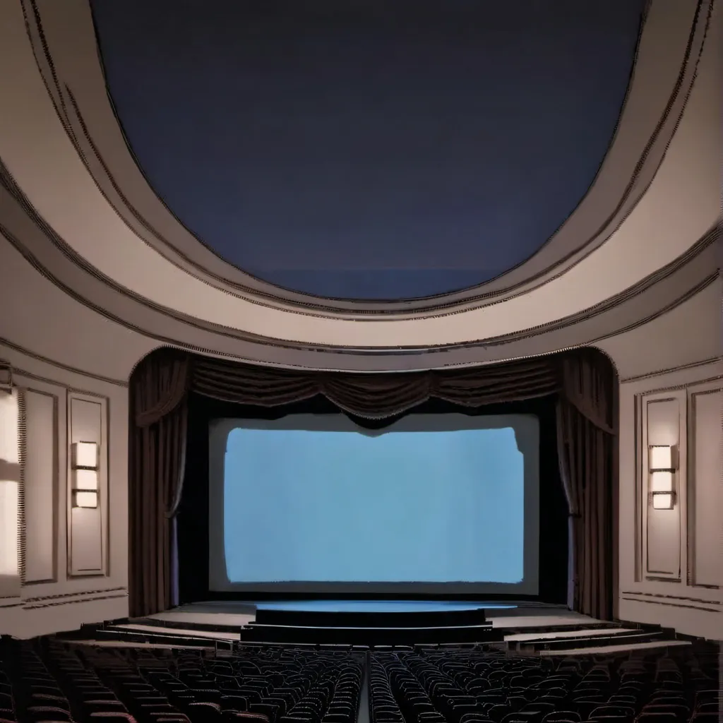 chat with ai character: Movie theatre