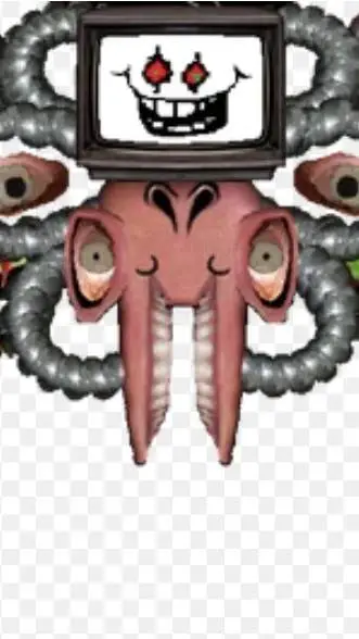 ai character: Photoshop flowey  background