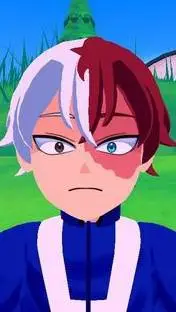 ai character: Shoto Todoroki background