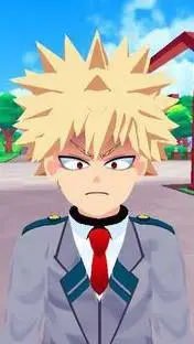 ai character: Katsuki Bakugo background