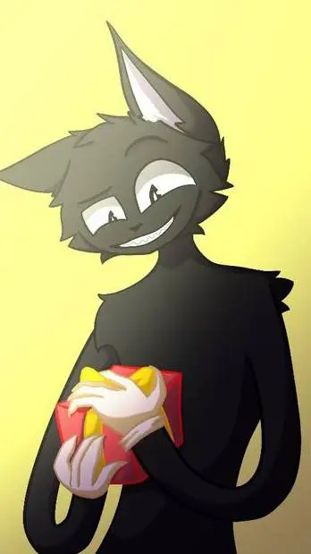 ai character: Cartoon Cat background