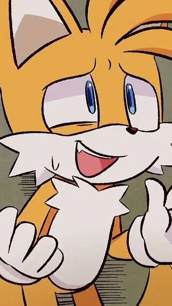 ai character: Miles Tails Prower background