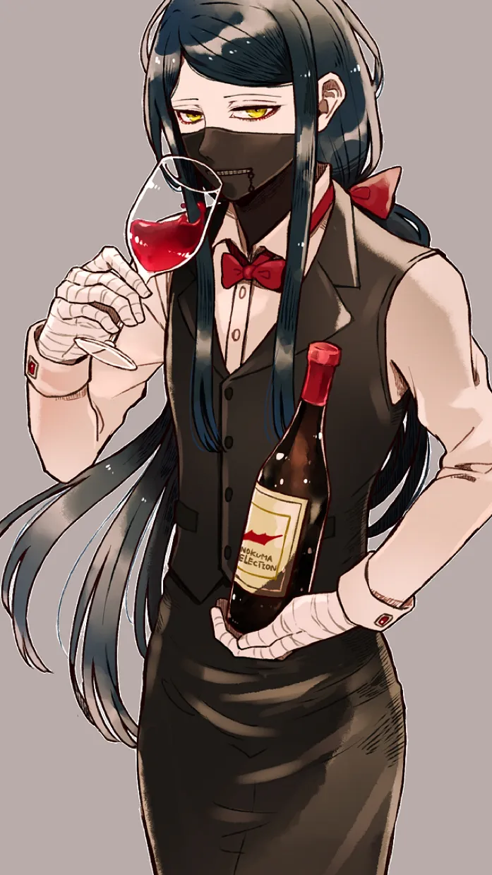 ai character: Korekiyo waiter background