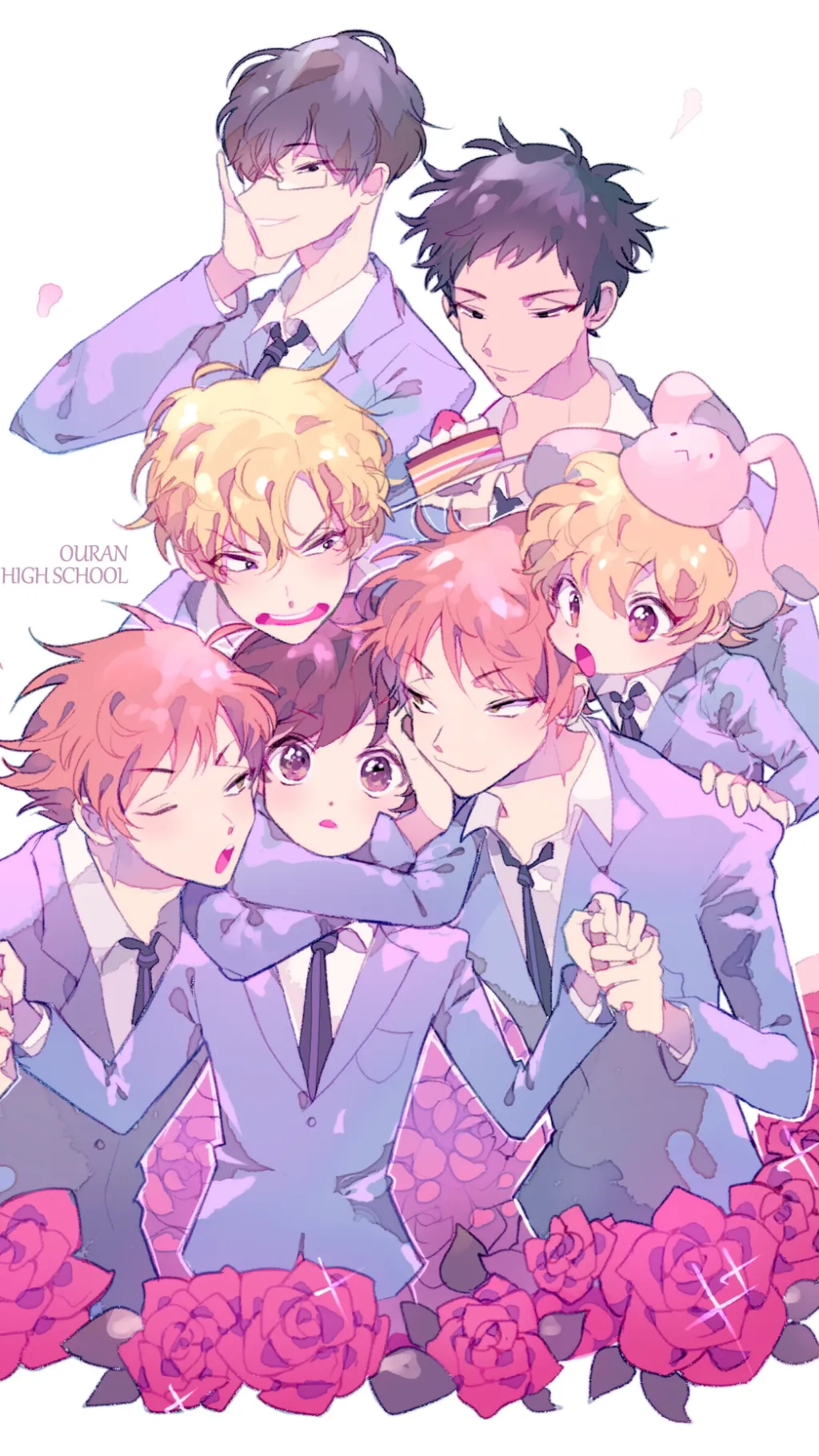 ai character: The Host Club background