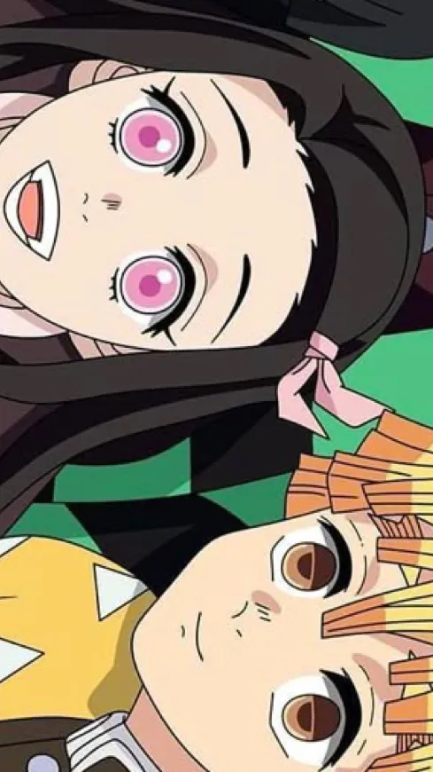 ai character: Nezuko x Zenitsu  background