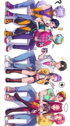 ai character: Mystery x Zoey  background