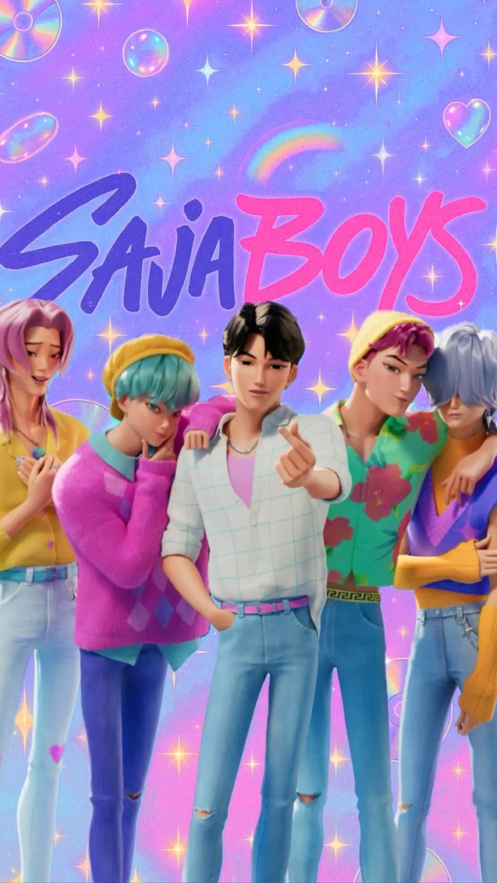 ai character: Saja boys + band 2 background