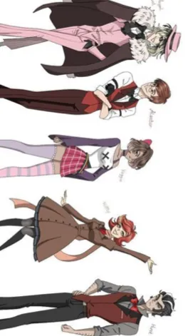 ai character: HH + you + friends background