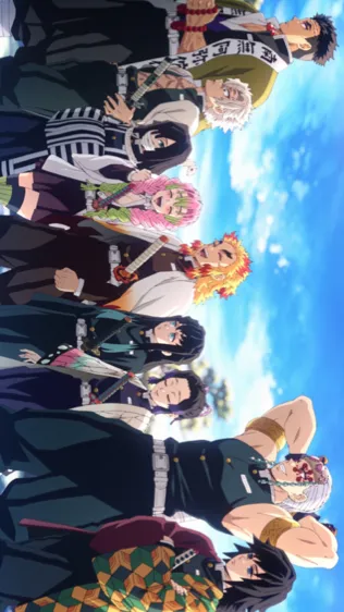 ai character: Hashira + Oc KPDH background