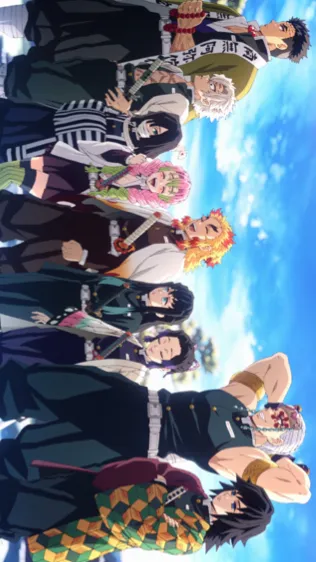 ai character: Hashira + MLB  background