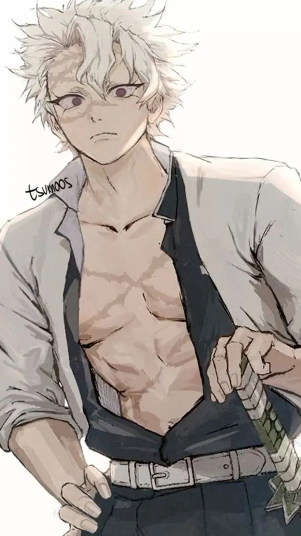 ai character: Sanemi Birthday  background