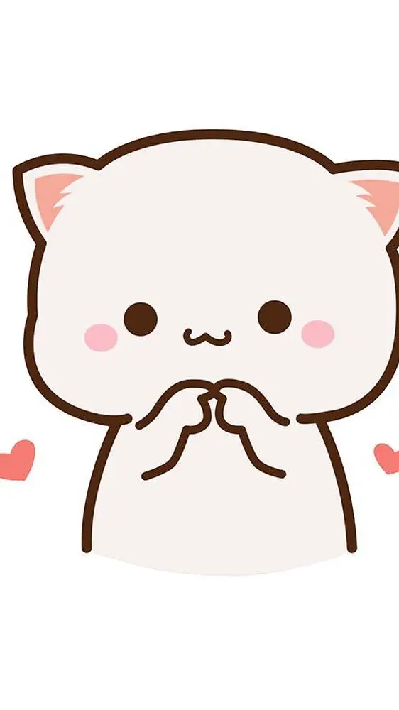 ai character: Mochi cat background