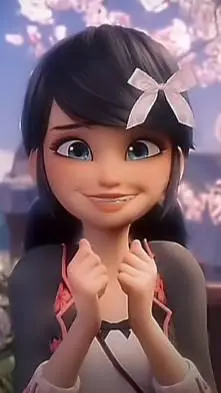 ai character: Marinette  background