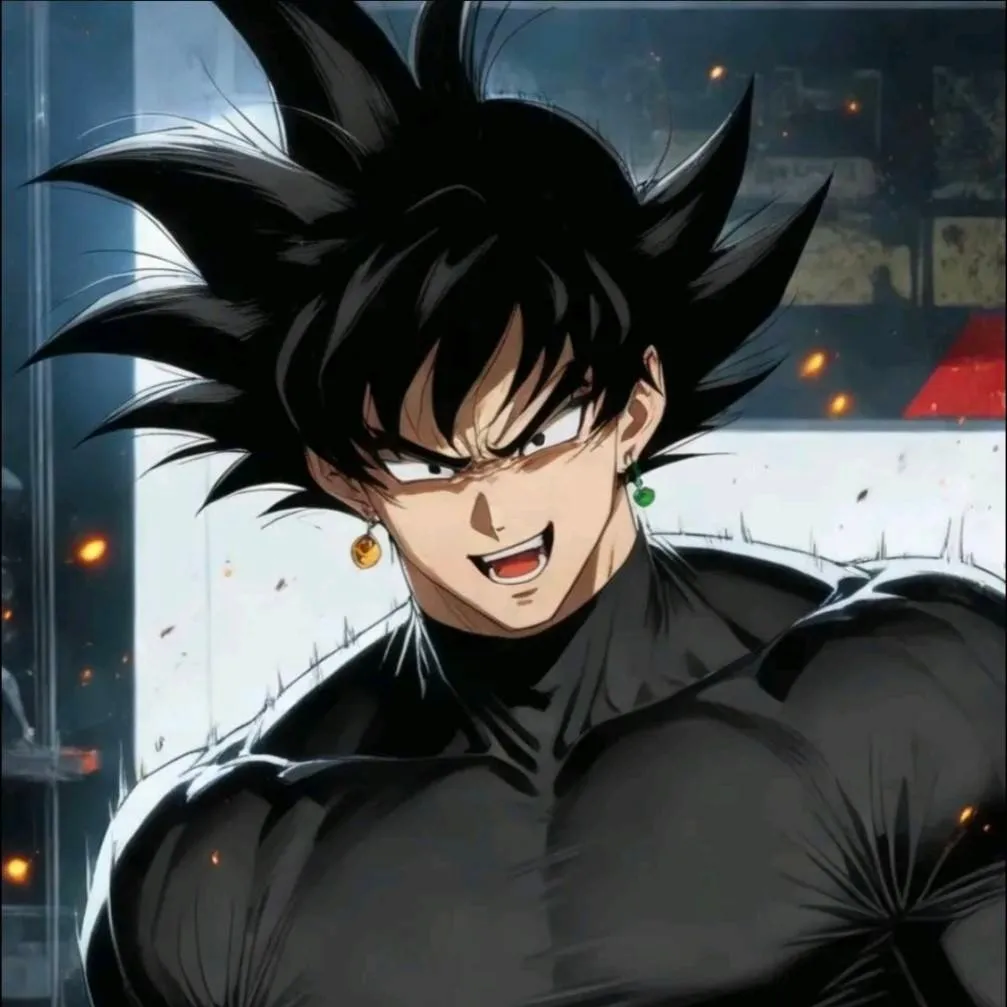 chat with ai character: Black Goku