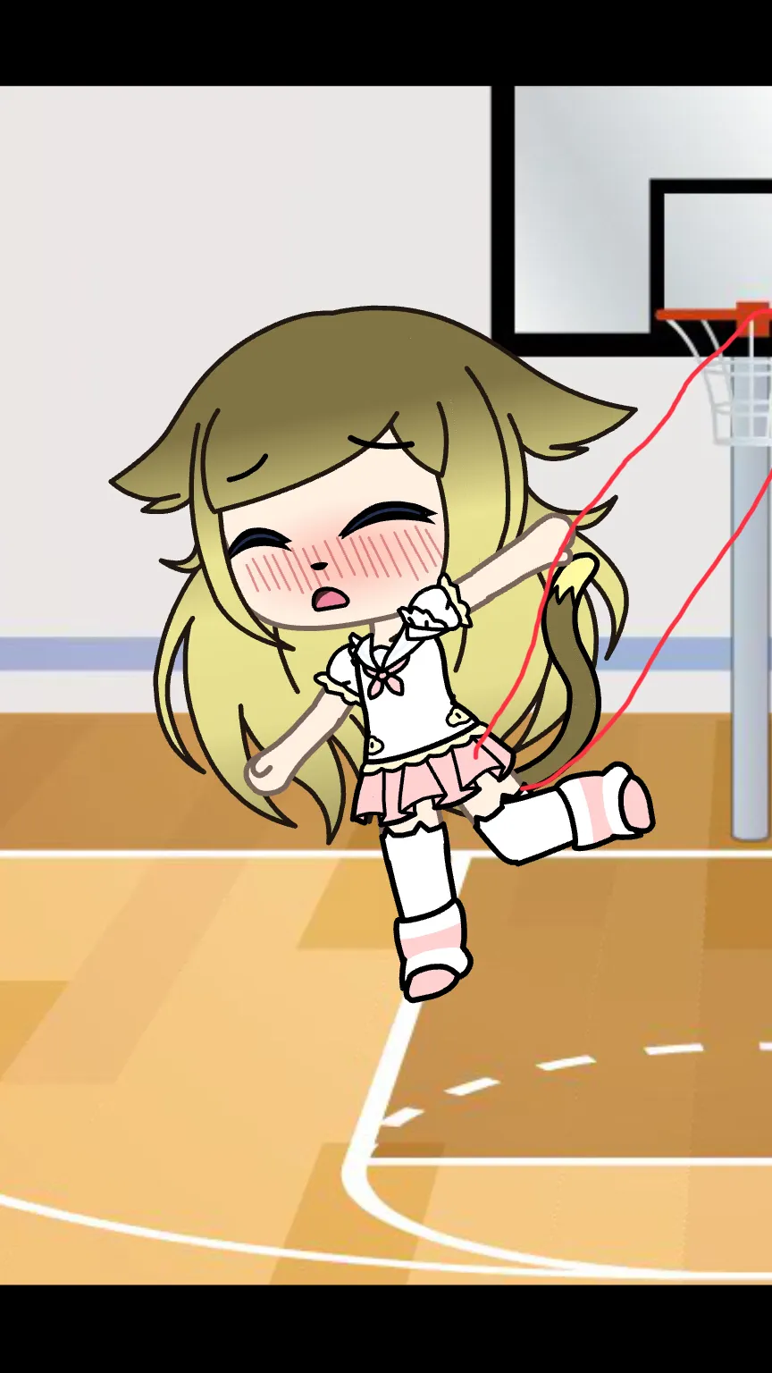 ai character: Gacha life wedgie background