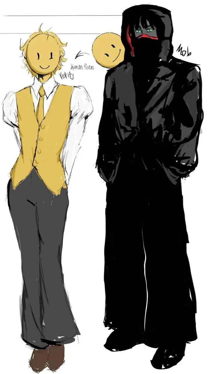 ai character: Verity x Mob background