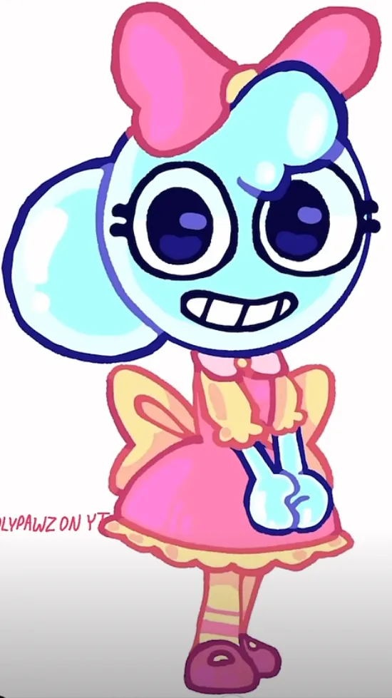 ai character: Dandys world 🎀 background