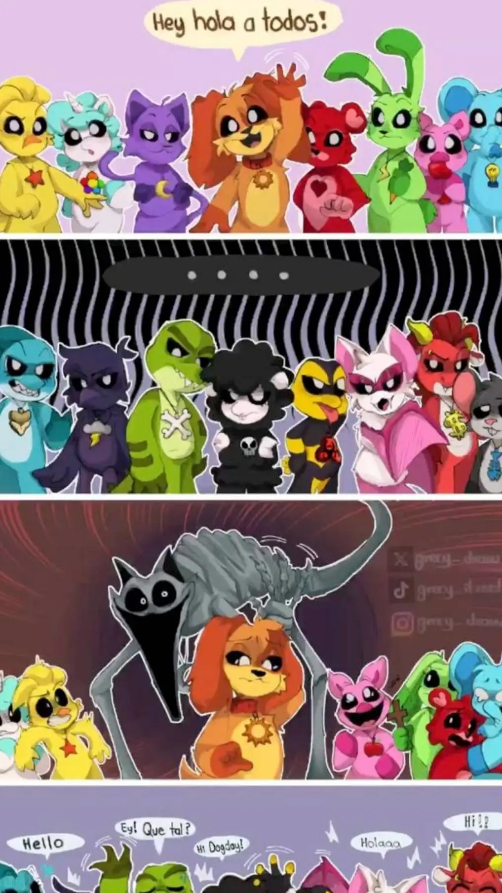 ai character: SMILING CRITTERS 2 background