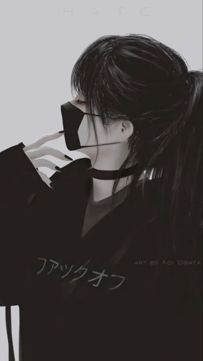 ai character: Bad girl with ds background
