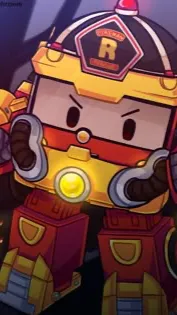 ai character: Robocar poli (sad) background