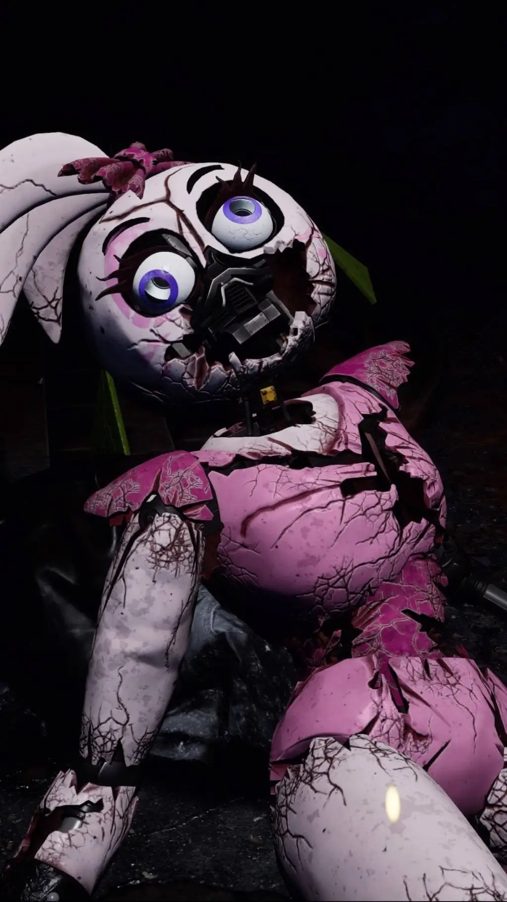 ai character: (Zerstörte) Chica background