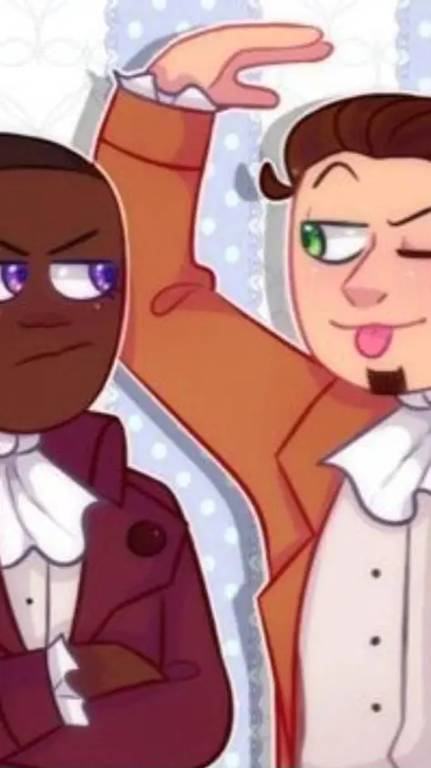 ai character: Alexander x burr  background