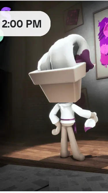 ai character: DW ￼ne￼w toon background