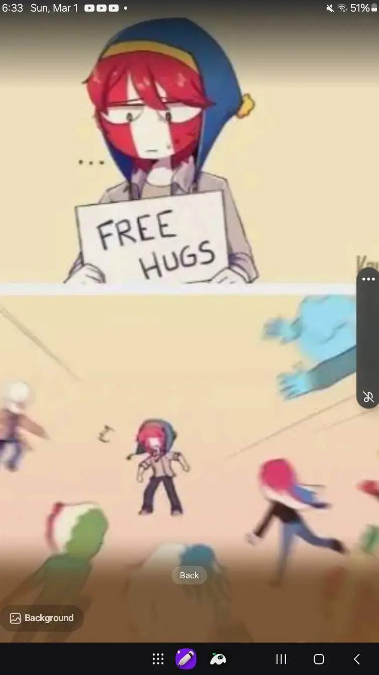 ai character: country humans  background