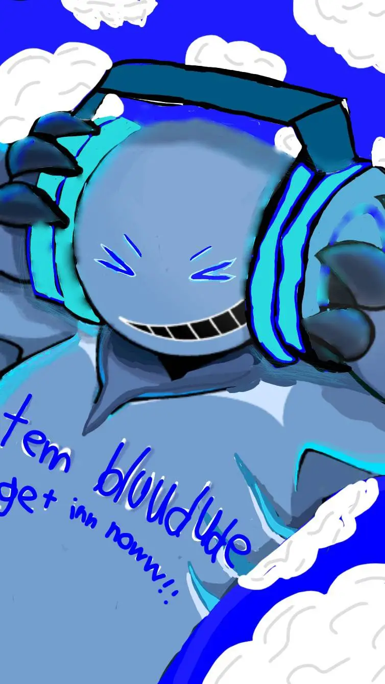 ai character: bluududeis  background