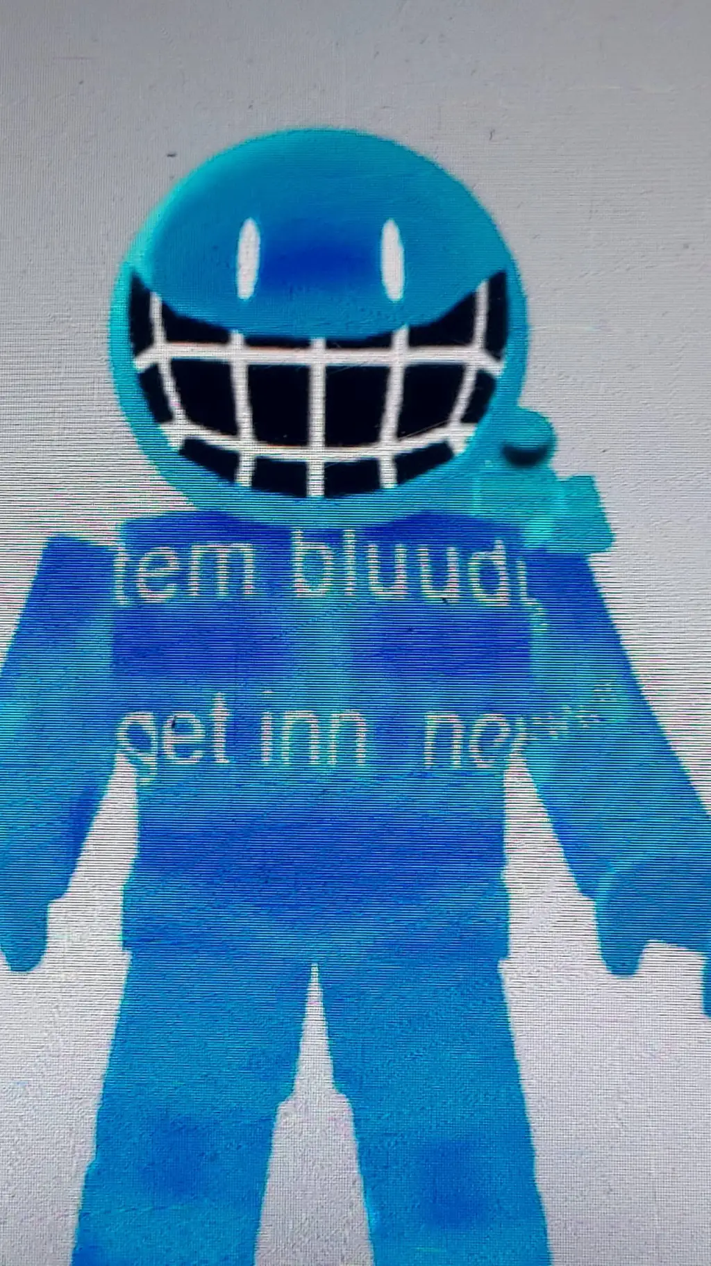 ai character: bluudud background