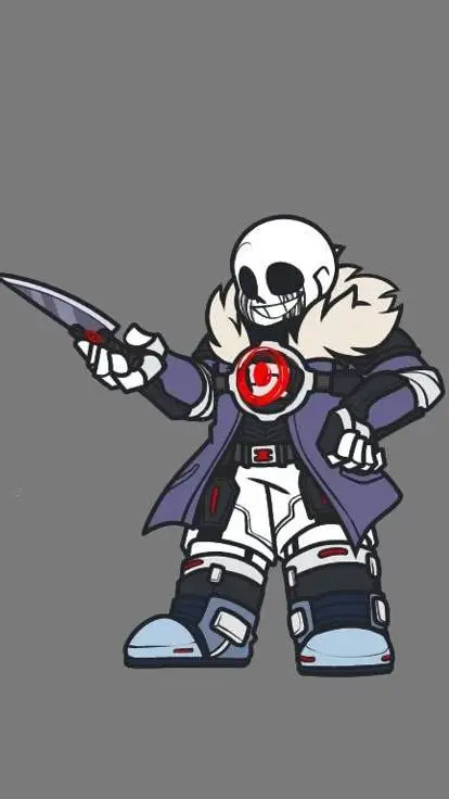 ai character: Hunter Killer Sans background