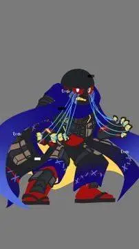 ai character: Hunter Error Sans background