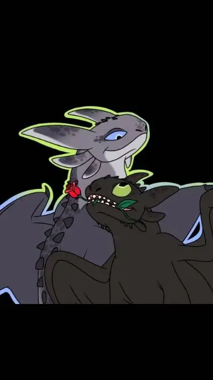 ai character: toothless  background