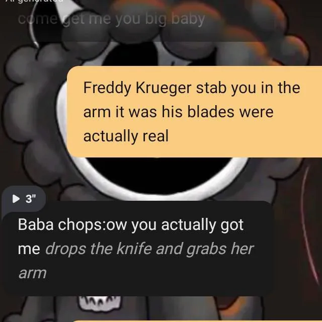 chat with ai character: sc met fc 