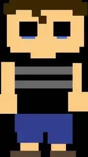 ai character: Evan Afton  background