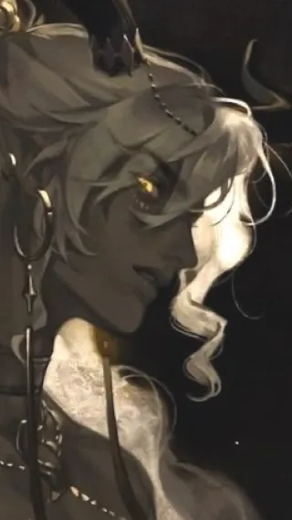 ai character: Azure background